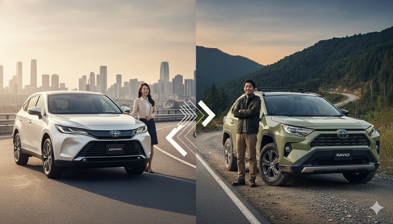 ハリアーRAV4リセール徹底比較！3年後・5年後の価値は？